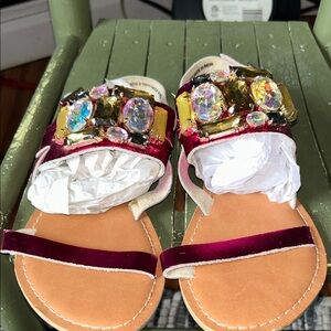 ASOS Pink Embellished Sandals